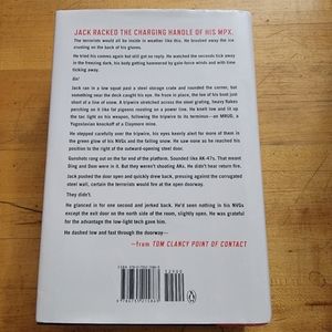 Gently used Tom Clancy Point of Contact book